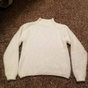 White Turtleneck Sweater